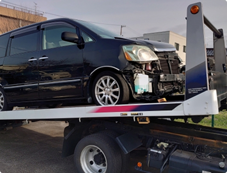 レッカーおよび修理期間中の代車レンタルも可能です！